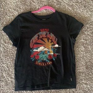 Black vans graphic t-shirt